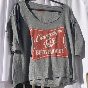 Local Celebrity off the shoulder T-shirt